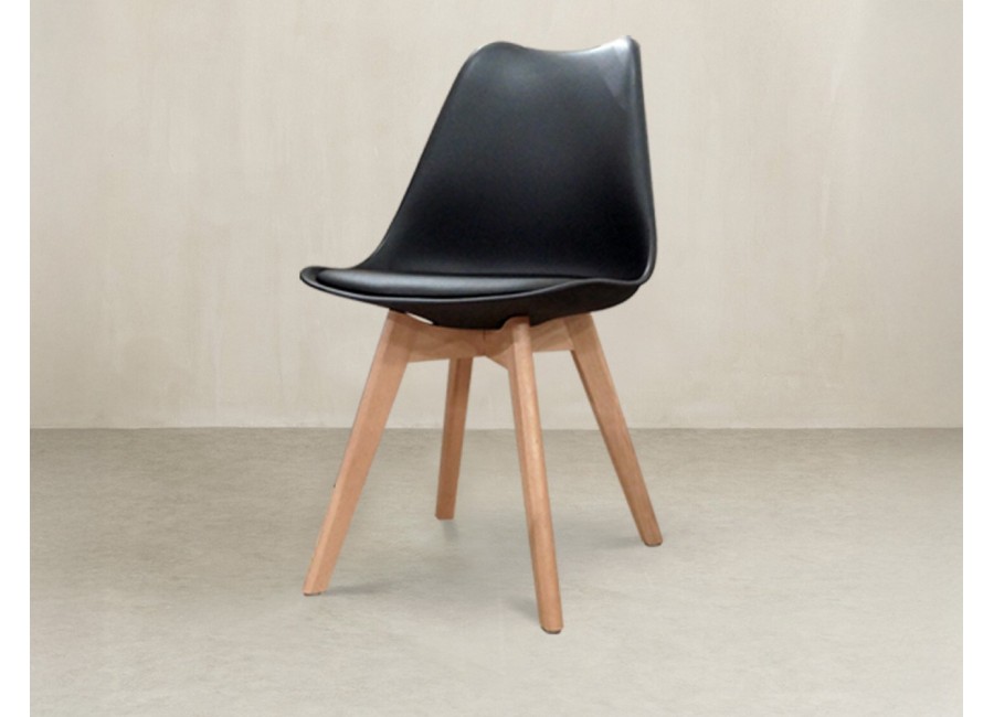 Silla de comedor Bonami negra