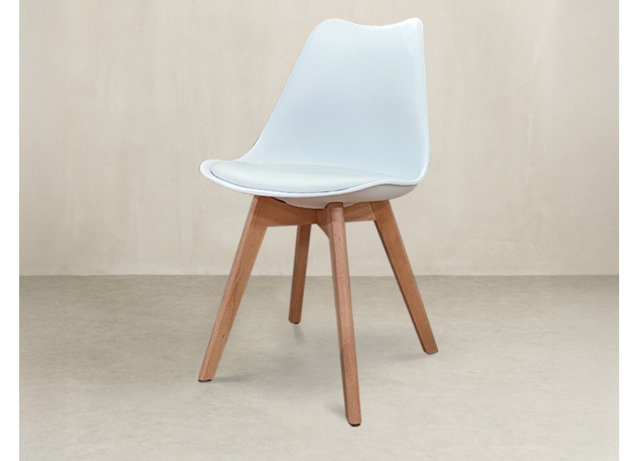 Silla de comedor Bonami blanca