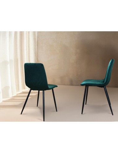 Silla Messina verde oscuro