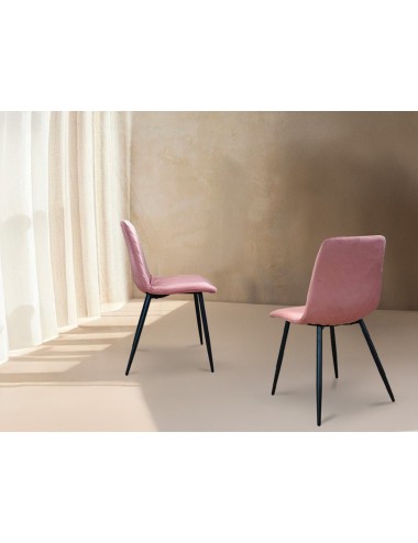 Silla Messina rosa claro