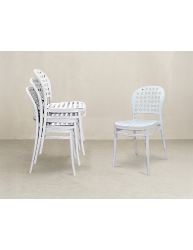 Silla Nicosia blanco