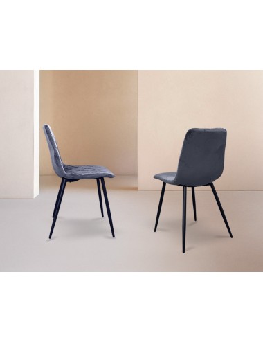 Silla Positano gris oscuro