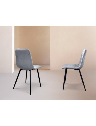 Silla Positano gris claro