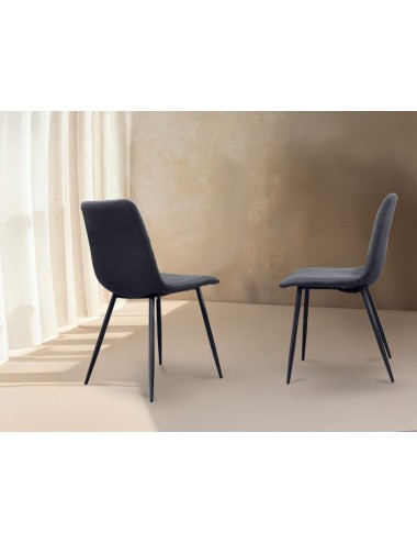 Silla Florencia gris oscuro