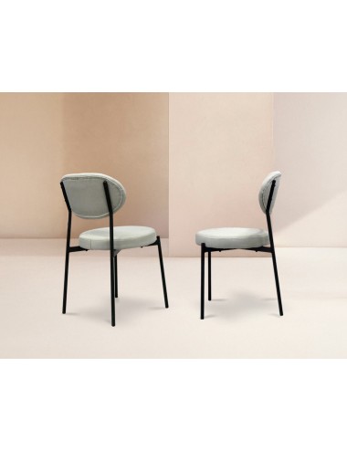 Silla Cannes gris claro
