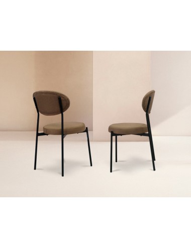 Silla Cannes marrón claro