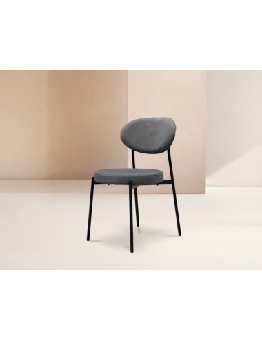 Silla Cannes gris oscuro