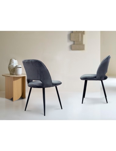 Silla Viana gris oscuro