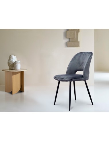 Silla Viana gris oscuro