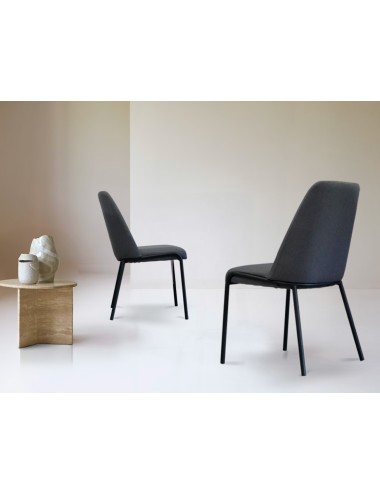 Silla Zadar gris oscuro