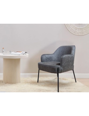 Silla Lalia gris oscuro