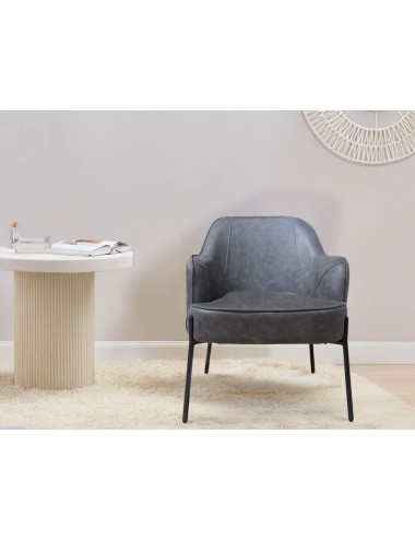 Silla Lalia gris oscuro