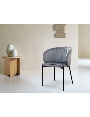 Silla Antibes gris