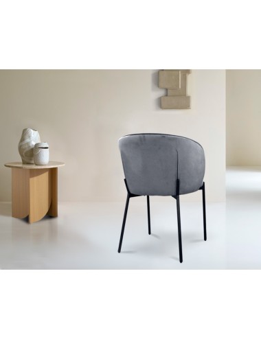 Silla Antibes gris